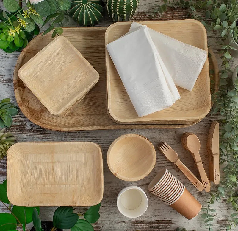 Disposable Plates, Bowls & Cutlery