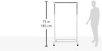 Whitmor Rolling Adjustable Garment Rack