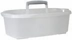 Casabella Plastic Multipurpose Cleaning Storage Caddy with Handle, 1.5-Gallon, Clear