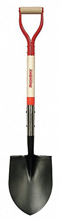 Shovel, D-Grip, Wood, Round, Steel