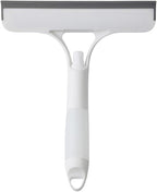 3 in 1 Spray Window Squeegee Cleaner Scraper, Window Squeegee Cleaner Tool with Spray Bottle for Shower Glass, Mirrors, Car, Home Window Cleaner Tool (White)
