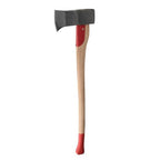 Kings County Tools Maul Wood Splitter Axe - 31.5” Wood Splitting Axe with Hickory Handle and Log Splitter Wedge Steel Blade - German-Made Firewood Splitter Splitting Maul Camping Axe Bushcraft Gear