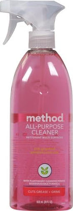 Method All-Purpose Cleaner, Pink Grapefruit, Plant-Based and Biodegradable Formula Perfect for Most Counters, Tiles, Stone, and More, spray bottle,28 oz (Pack of 2)