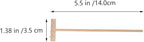 YARNOW 20 Pcs Bamboo Zen Garden Rakes Mini Tabletop Sandbox Tools for Home Decoration, 5.5 x 1.4 x 1.6 Inch