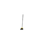 Rubbermaid Commercial Products 10" Smooth Surface Jumbo Sweep Angle Broom, Metal Handle, Black, for Cleaning Hard-to-Reach Areas