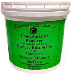 Singerman Laboratories Rust Remover for Concrete (Case of 8 Makes 8 gallons)