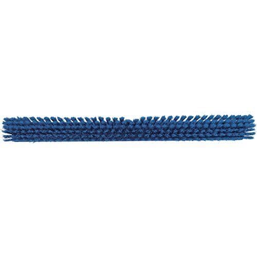 Vikan 31943 Broom,Push,Soft/Stiff,24",PP/PBT,Blue
