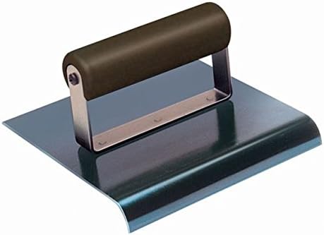 Kraft Tool CF566P 1/8-Inch Radius Blue Steel Hand Edger with Plastic Handle, 6 x 3-Inch