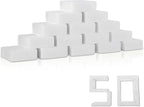 Magic Melamine Sponge Eraser, GRS Certified 50 Pack Magic Cleaning Erasers in Bulk No Scratch & Super Absorbent, Multi-Functional Melamine Foam Sponges for Bathroom Window Shoes Kitchen