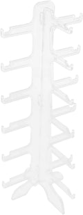 NUOBESTY Multi-Layer Eyeglasses Holder Stand 6-Tier Plastic Sunglasses Organizer Display Rack for Desktop Eyewear Storage and Display