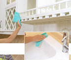JEBBLAS Reusable Handi Wipes Disposable Cleaning Towels and Dish Cloths, 100 Count/Pack, Red
