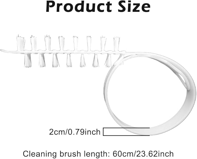 Rolling Washing Machine Cleaning Brush, 2 Pcs Washing Machine Brush Long Flexible Drum Cleaner, Washing Machine Cleaning Tool Front Load Washer Cleaning Brush(size:2 Pcs)