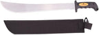 Edward Tools 18” Machete with Sheath - High Carbon Steel Blade Machete for Yard Work, Cutting Trees and Brush, Camping, Gardening - Heavy Duty Nylon Sheath with Belt Loop - Ergonomic Rubber Handle