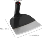 DOITOOL Heavy Duty Garden Hoe Tool Solid Steel Hand Hoe for Weeding Digging Soil Loosening and Planting in Backyard and Farm