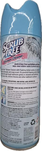 Generic Shower Cleaner with foaming action (Scrub Free) 3pk Aerosol (Morning Sunrise)