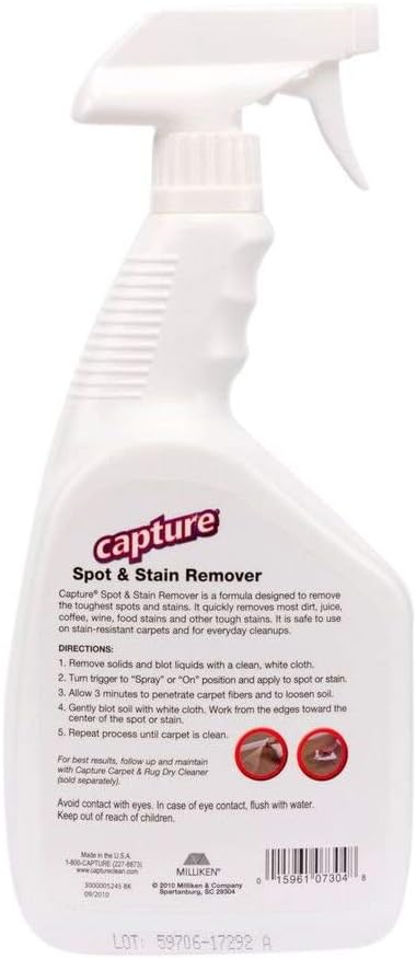 Capture Carpet Total Care Kit 400 Spot and Stain Remover (32 oz), Couch, Sofa Cleaner and Stain Remover - Bundle