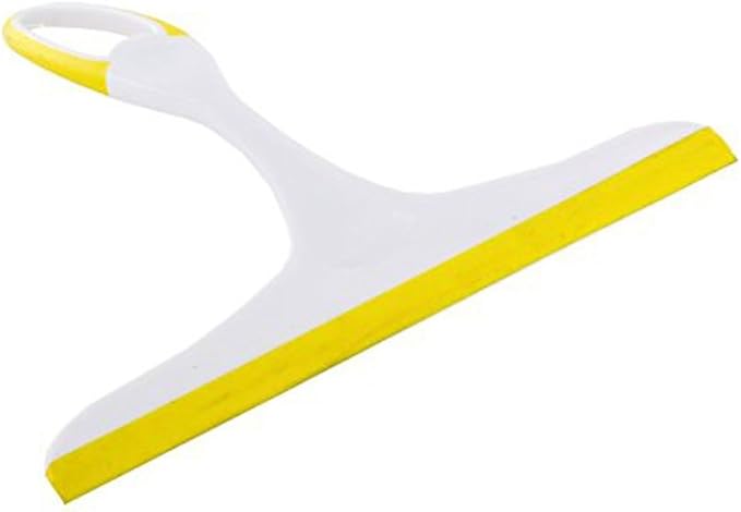 Set of 4 Black Duck Brand Slim Design 9.5" x 9" Window Shower Glass Squeegee Assorted Colors (4)