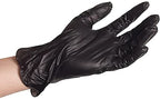 ForPro Disposable Vinyl Gloves, Black, Industrial Grade, Powder-Free, Latex-Free, Non-Sterile, Food Safe, 2.75 Mil. Palm, 3.9 Mil. Fingers, Medium, (Pack of 300)