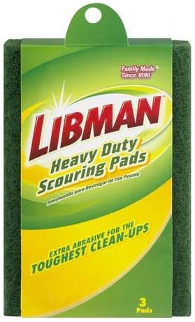 Heavy Duty Scouring Pads - Green (Pack of 10)