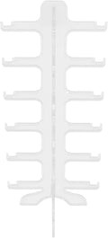 Healeved 6-Tier Plastic Sunglasses Display Rack Eyewear Stand Glasses Storage Organizer for Desktop and Countertop Use