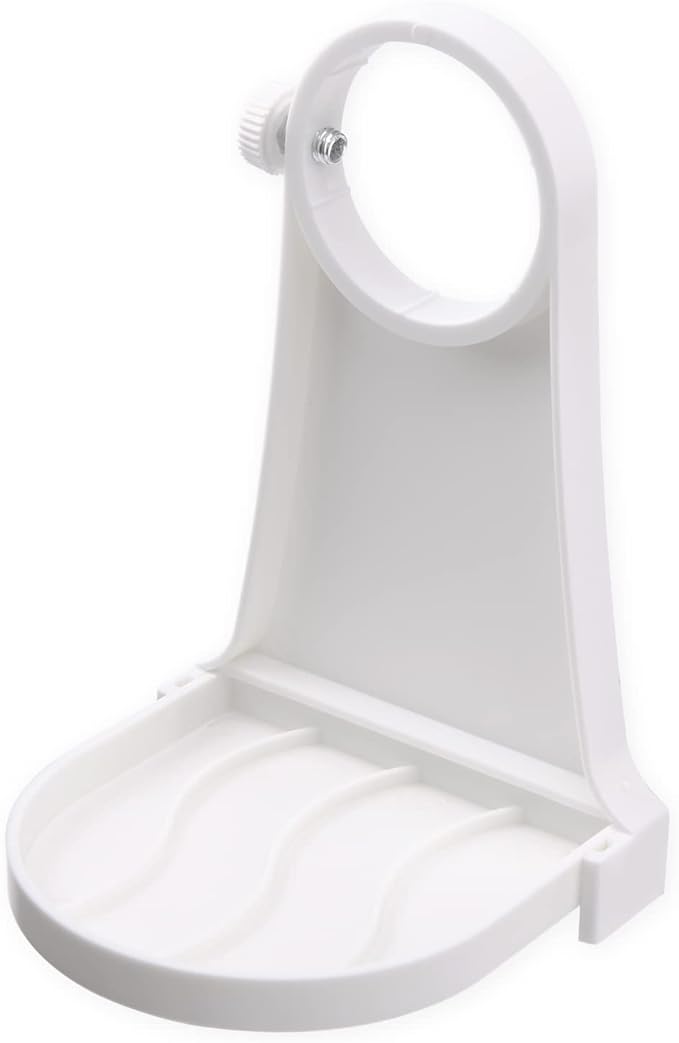 Laundry Detergent Cup Holder, Fabric Softener Drip Catcher, Firmly Holds on Bottle Spouts, Keeps Washer Dryer and Floor Clean and Organized - Pack of 2