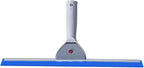 35cm Glass Cleaning Squeegee Silicone Blade Plastic Handle for Car Wrapping Window Duster Tinting Windshield Household Mirror Water Scraper (14IN/35CM, Blue)