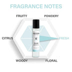 W.Dressroom No.45 Morning Rain Living Clear Perfume, Body Mist & Fabric Spray Deodorizer, Alcohol-Free Water-Based, Odor Neutralizer for Clothes, Bedding & Room, Travel Size 2.36 oz