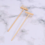 YARNOW 20 Pcs Bamboo Zen Garden Rakes Mini Tabletop Sandbox Tools for Home Decoration, 5.5 x 1.4 x 1.6 Inch