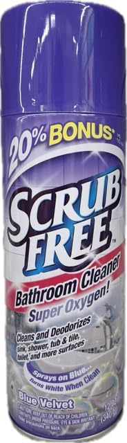 Generic Shower Cleaner - Super oxygen (Scrub Free) 3pk Aerosol (Blue velvet)