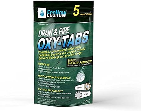 Drain & Pipe Oxy-Tabs for Garbage Disposals - Eliminates Garbage Disposal Odors. Garbage Disposal Cleaner and Food Particle Remover (5)