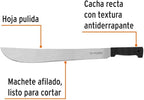 TRUPER T-460-18B Black Handle Machetes, Rivetless 18" (46cm)