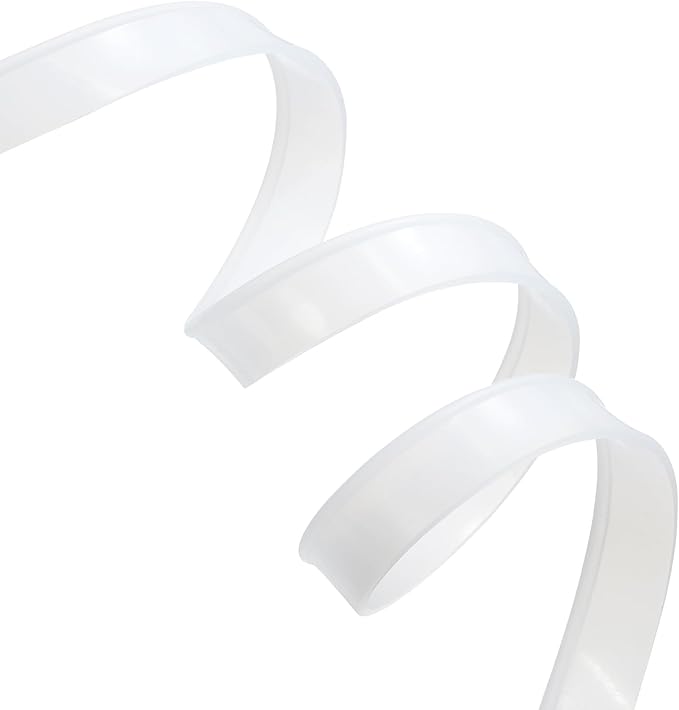 MECCANIXITY Replacement Squeegee Rubber for Window, Glass, Shower Doors, Tile Wall Cleaning, 17.72 Inch, White Pack of 4