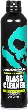 Cobra-Tek Voodoo Ride® Streak-Free Glass Cleaner - Ammonia-Free Formula, No Streaks or Residue, Foaming Action Lifts Dirt, Perfect for Glass and Mirrors, 14 OZ (397 Grams)