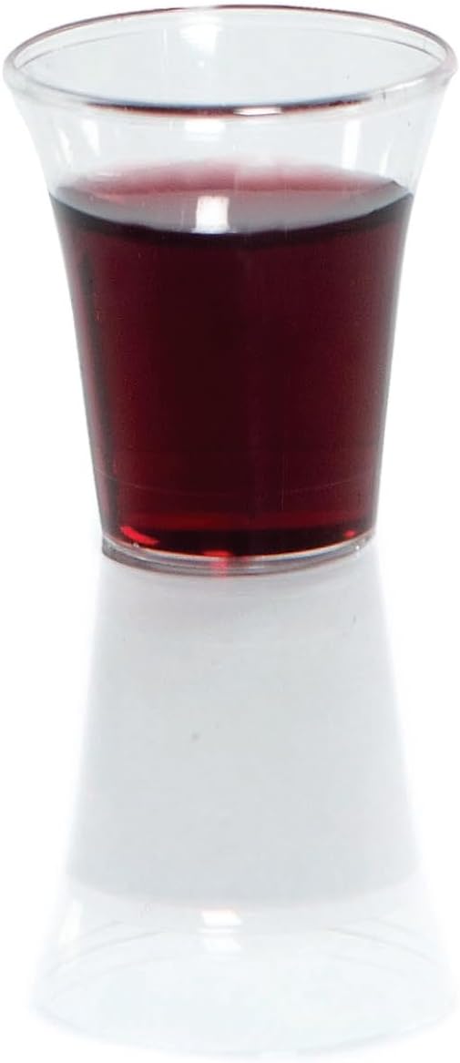BROADMAN CHURCH SUPPLIES Plastic, Disposable, Recyclable Communion Cups, 2000 Count