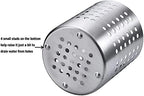 KSENDALO Metal Utensil Holder Set, Small SUS304 Steel Utensil Holder Flatware Silverware Spatulas Utensils Drying Rack for Kitchen Countertop, Kitchen Home Office Organizers ,Silver (3 Pack)