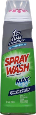 Spray 'n Wash Max Gel Pre-Treat Laundry Stain Stick, 6.7 oz Stain Remover Stick
