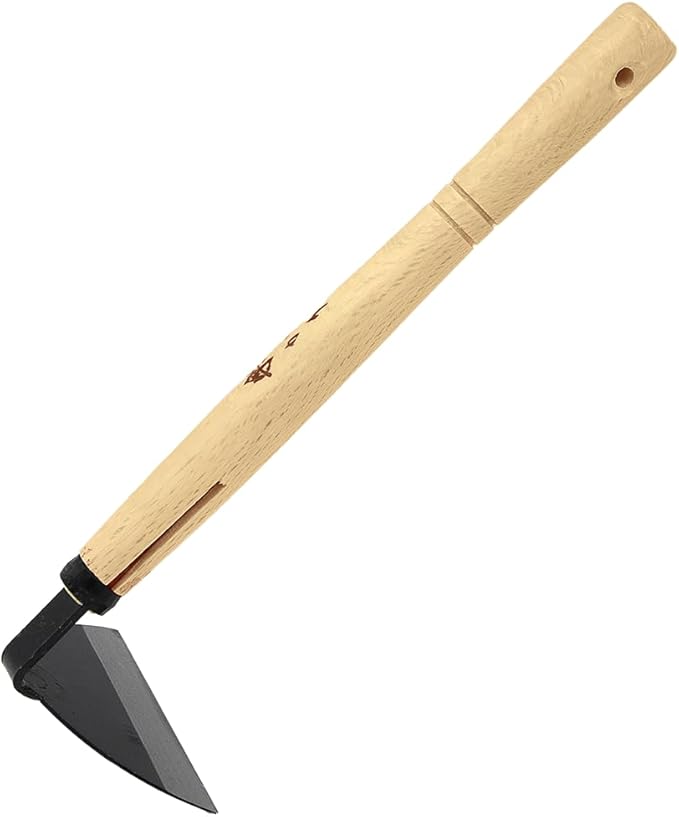 Zenport J6-14 Kusa-Kaki Half Moon Hoe, 5 Inch Blades, Beige - 12 Pack