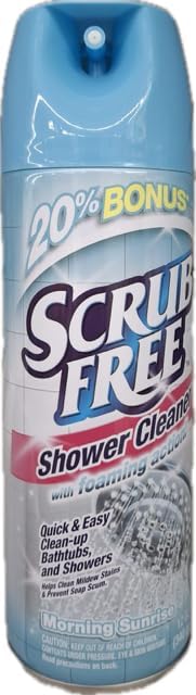 Generic Shower Cleaner with foaming action (Scrub Free) 3pk Aerosol (Morning Sunrise)