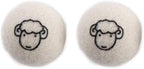 2 Pcs Wool Dryer Balls, Reusable Laundry Balls Softener Washing Fleece Dry Kit Anti-Static Reduce Wrinkles and Save Time Drying Ball,Laundry House Supplies (with Pattern)