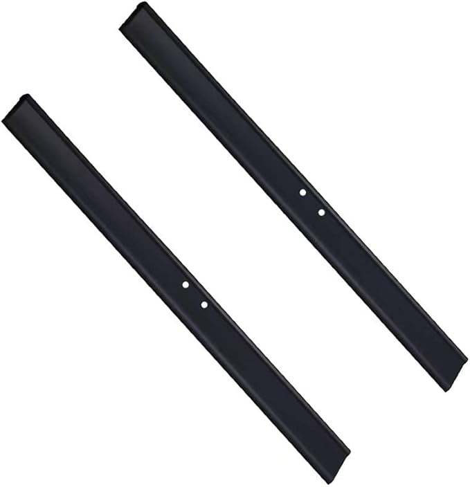 2PCS Replacement Silicon Rubber Squeegee Blade, 14 Inch (Black)