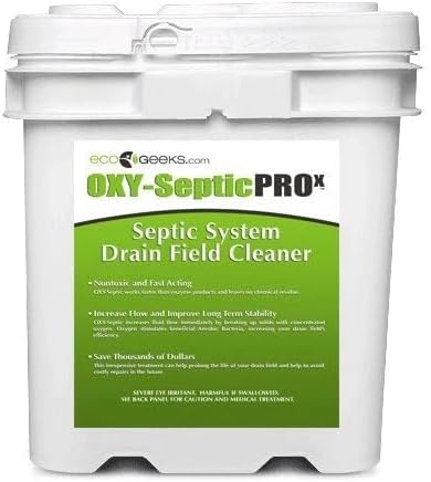 ecoGeeks OXY-Septic PRO Drain Field De-Clogger, Cleaner, Maintainer