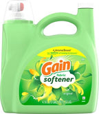 Gain Liquid Fabric Softener,Original Scent,140 FL OZ,190 Loads,Liquid Fabric Softener For Soft,Fresh Laundry,(Pack of 2)