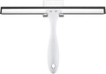 AmazerBath Squeegee for Shower Glass Doors - All-Purpose Squeegee with Hook for Windows, Mirrors, Tiles and Car Glass, 10 Inches