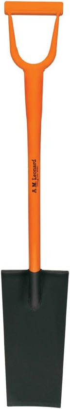 A.M. Leonard All Steel Nursery Spade with D-Grip Handle - 15 Inch Blade