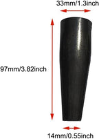 3 Pack Garden Hoe Iron Ferrule Replacement Wood Handle Sleeve Connector Welding Tube for Welded Draw Hoe Garden Tool Weeding Hollow Hoe Cultivator Stirrup Hoe with Long Handle Rake Weed Puller