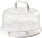 Cake Carrier Storage Container, Cake Carrier With Lid And Handle,Transparent Dome Reusable Airtight Box,Cupcake Saver Cake Holder Serves for Doughnuts Cupcake Parties, Dustproof Food Storage