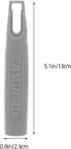 VALICLUD 2pcs Gray 19mm Plastic Broom Handles Replacement Grip for Dustpan and Mop Sticks, Sturdy Broom and Dustpan Handle Accessories for Household Cleaning and Sweeping Tasks