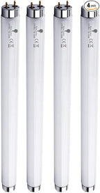 Bluex Bulbs 4 Pack Bug Zapper Replacement Lamp Bulb Light Tube 10W for 20W Electronic Bug Zapper T8 Fluorescent Light Tube Replacement Bulb for Bug Zapper