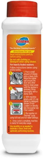 Glisten Washer Magic Washing Machine Cleaner and Deodorizer, 4 Bottles