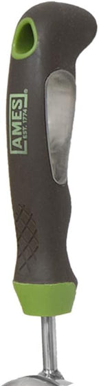AMES 2445400 Stainless Steel Hand Soil Scoop with Ergo Gel Grip, 13-Inch, Gray